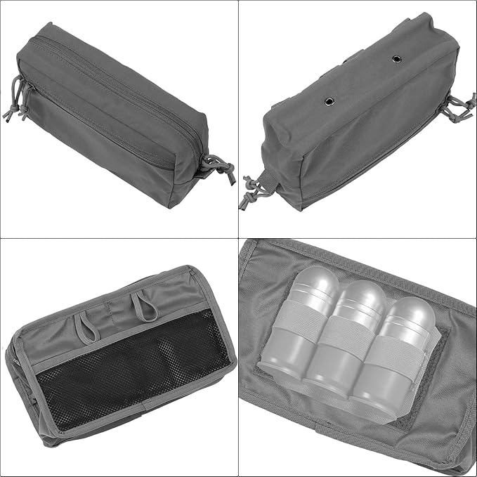 Small Tool Pouch Zipper Bag Molle Pouch General Purpose (GP) Pouch Pouch Organizer Multipurpose Storage Pouch
