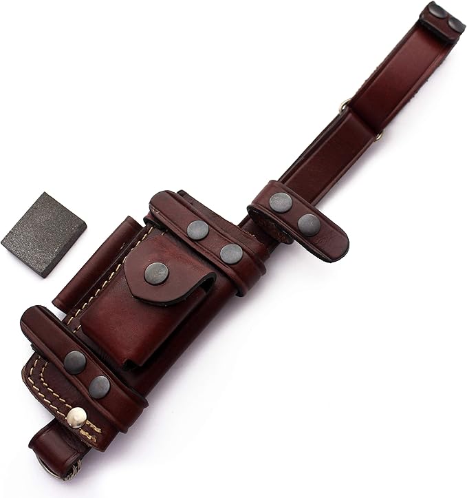 GCS Knives Custom Sheath - Dual Carry Full Tang Tactical Knife Sheath for Hunting Survival and Self-Defense - Horizontal/Vertical Carry Options GCS182