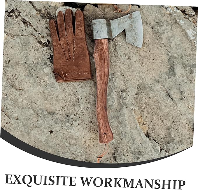 BESPORTBLE 2pcs Wooden Hatchet Handle Replacement Ergonomic Grip for Camp Axe for Easy Installation and Comfortable Use