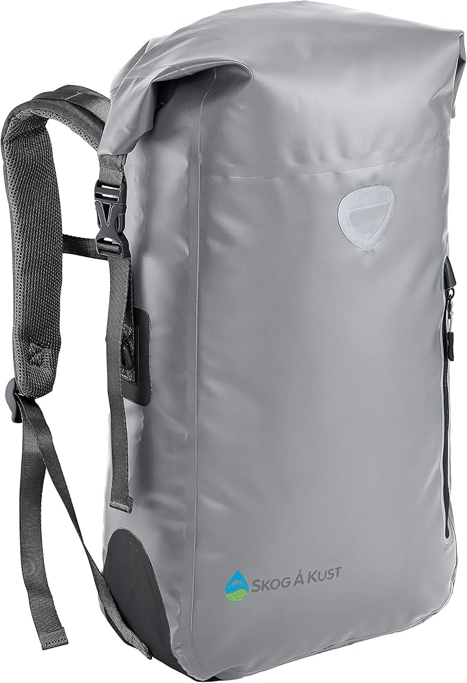 Skog Å Kust BackSak Heavy Duty Waterproof Backpack - Gear Bag for Sports Travel &amp More - 25 &amp 35 Liter Sizes