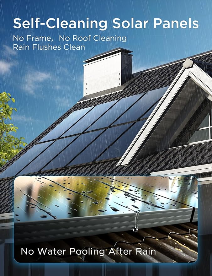 STAR 100 Watt Solar Panels 12/24V Solar Panel with Full-Screen Design &amp Maintenance-Free 25% High-Efficiency Monocrystalline Reliable Power for RV Marine Roof Home and Off-Grid Applications