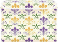 Graffiti Mardi Gras Logo Pattern Foldable Storage Baskets Fabric Boxes with Handle Organizers with Flip-Top Lids Storage Bins for Home Bedroom Office