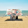 ALAZA Beautiful Seahorse Beach Tent Sun Shelter Portable Canopy Sunshade for Outdoor Camping Picnics Backyard Fun 10x9 ft