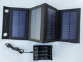 Solar Charger with 6 Watt Portable Solar Panel for 1.2V AA &amp AAA Ni-MH Ni-CD Rechargeable BatteriesWith 6 Watt Solar Panel and 4-Bay USB AA &amp AAA Charger