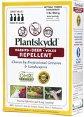 Plantskydd Animal Repellent - Repels Deer Rabbits Elk Moose Hares Voles Squirrels Chipmunks and Other Herbivores Wettable Powder Concentrate - 1 LB Box - Makes 1 Gallon Liquid (PSP-R1)