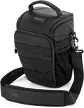 Tenba Axis v2 4L Top Loader Camera Bag for DSLR or Mirrorless Camera with Attached 24-70mm (or 70-200mm 2.8 When Bag is expanded) – Black (637-750)