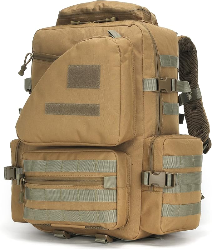 Lovelinks21 Hiking Trekking Rucksack Military Hiking Backpack 3 Day Molle Assault Pack Waterproof EDC Bag for Outdoor