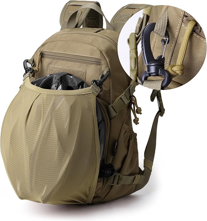 Mardingtop Small Tactical BackpackMolle Hiking Backpack for BackpackingCycling and Biking15L/25L Backpack