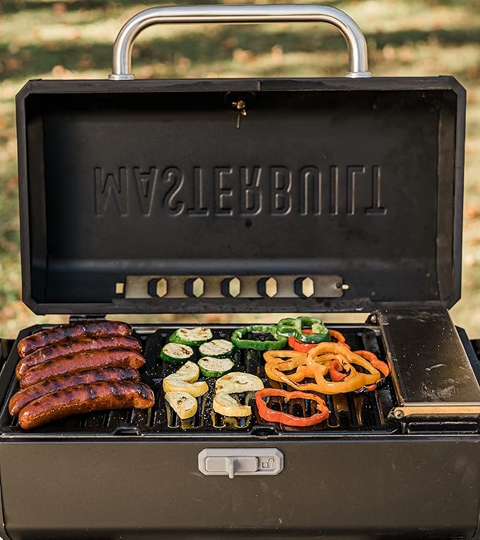Masterbuilt® Electric Portable Charcoal Grill and Smoker with SteadyTemp Analog Temperature Control with 200 Cooking Square Inches in Black Model MB20040722