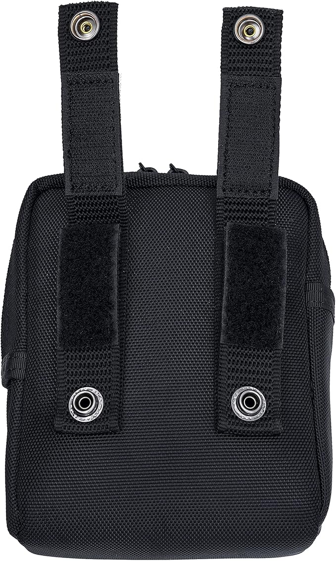 Compact Utility Gadget Pouch Tactical MOLLE Nylon Duty Belt Pouches for Police Law Enforcement Work EDC Small Tool Waist Bag for 6.1 Cellphone Outdoor Camping Hiking Organizer
