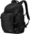 AMHEH 52L 1050D Tactical Backpack - 72 Hour Emergency Get Home Bug Out Bag with 17 Laptop and Helmet Pocket Heavy Duty Work Black
