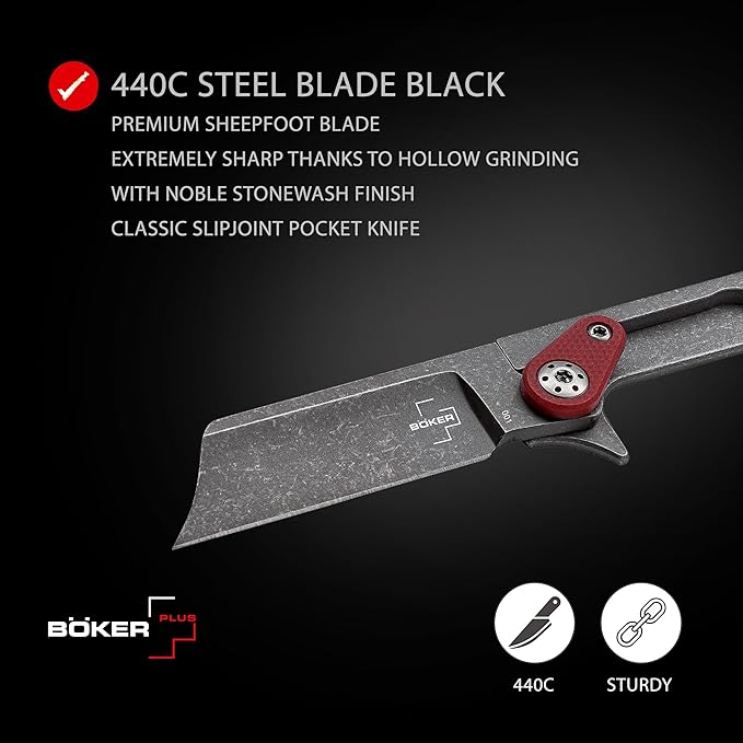 BÖKER PLUS® Fragment G10 Mini Pocket Knife – two-hand-opening EDC Keychain Folding Knife - Small - Box Cutter