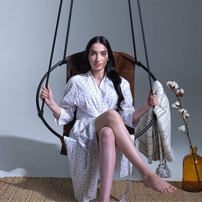 Hanging Egg Chair - Handmade Scandinavian Style Hammock Swing Chair Hanging Chair for Bedroom Indoor &amp Outdoor Patio Swing Double-Layered Faux Leather