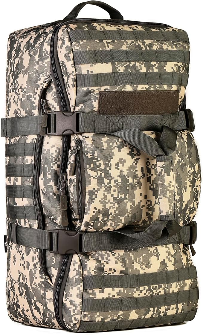 Tactical Hiking Backpack 60L Extra Large Duffle Bag 3 Way Bug Out Molle Survival Rucksack
