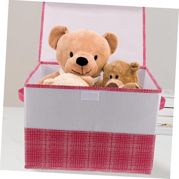 Cabilock Capacity Folding Storage Box Double Lid Household Storage Organizer Keep Your Items Clean Tidy