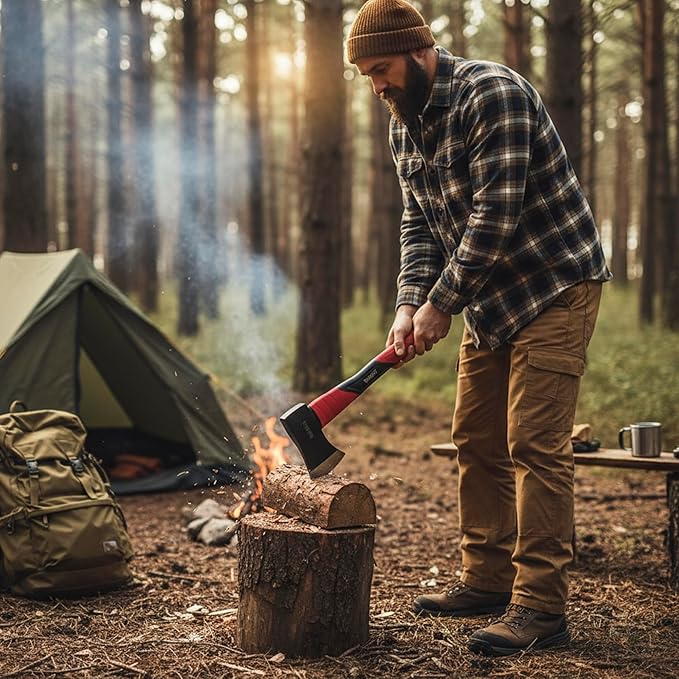SZCO Watchfire 14 Camp Axe Fiberglass Handle
