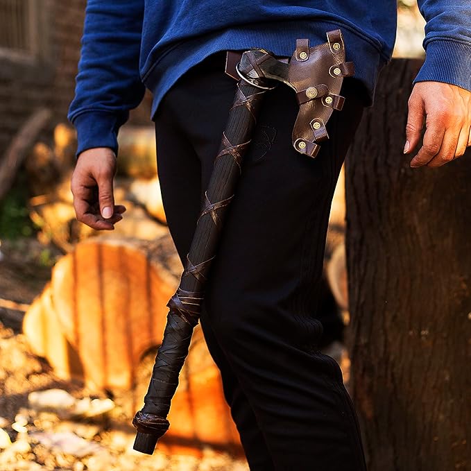 Ragnar Viking Axe Ragnar Lothbrok Viking Hatchet Pagan Axe Berserker Axe Mens Gifts Norse AxeViking Camp kitViking GiftIron Gift