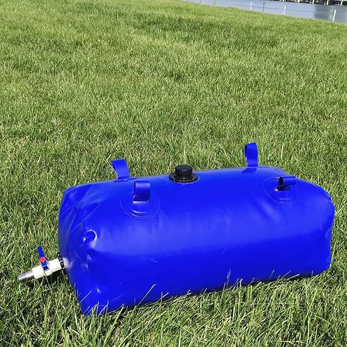 EMENAR High Capacity Outdoor Water BladderLarge-Capacity Foldable Water ContainerRVCamping Accessories Summer Solar Shower Bag WMEIE (Color : Blue Size : 1X1X0.5m(500L))