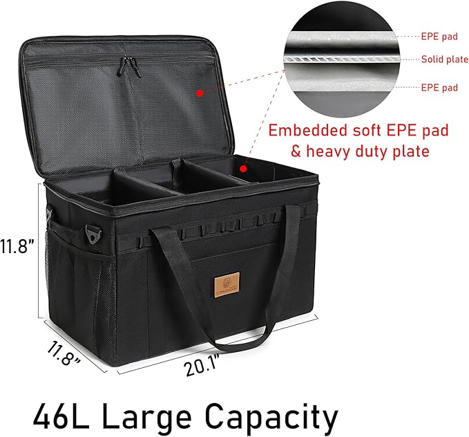 Tactical Sling Backpack and 46L Tactical Camping Storage Bag