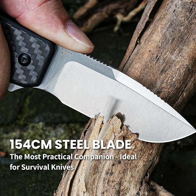 Kizer Nice Guy Pocket Folding Knife 2.84 154CM Blade Lightweight Sharp Camping and Hiking Knife G10 Carbon Fiber Handle Liner Lock Flipper Knives V3011C1
