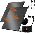 2 Pack 5W Solar Panel for Ring Camera – Compatible with Spotlight Cam (Plus/Pro/Battery) Stick Up Cam/Pro &amp All-New Stick Up Cam Battery 13ft Cable USB-C Adapter Waterproof