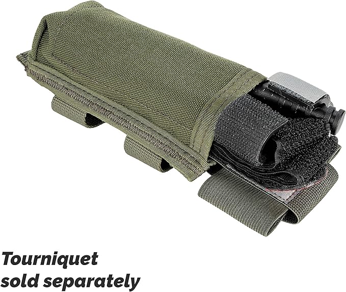 North American Rescue C-A-T Tourniquet Holder NAR CAT Gen 6 Gen 7 Tactical TQ Pouch MOLLE Connectors for Duty Belt Gear Vest