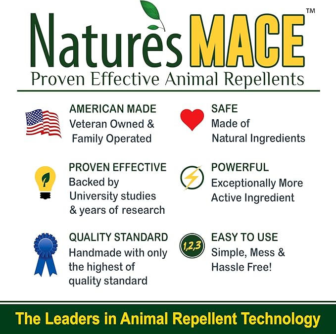 Nature's MACE Deer and Rabbit MACE 40oz. Ready to Use Spray Plus 40oz. Concentrate - Deer Repellent Combo Kit