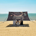 ALAZA Funny and Cute Space Labrador Beach Tent Sun Shelter Portable Canopy Sunshade for Outdoor Camping Picnics Backyard Fun 10x9 ft