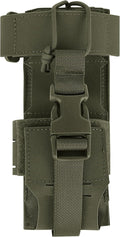 Molle Raido Pouch Tactical Radio Holster Holder Military Heavy Duty Pouches Bag for Two Ways Walkie Talkies Adjustable Storage Nylon Holders