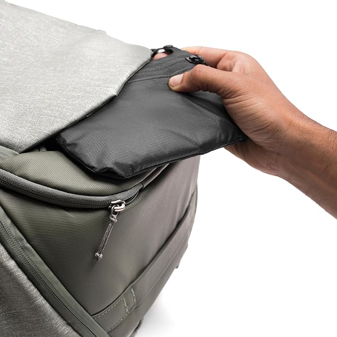 Peak Design Travel Rain Fly for Backpack 45L Waterproof Cover for Hiking or Travel Siliconized Ripstop Nylon Integrated Carry Pouch Backpack Rain Cover