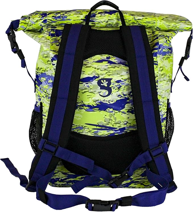 geckobrands Paddler 30L Waterproof Backpack – Durable PVC Tarpaulin Bag for Extreme Conditions