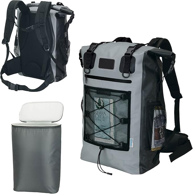 Waterproof 2-in-1 Dry Bag Leak Proof Cooler Duffel Backpack