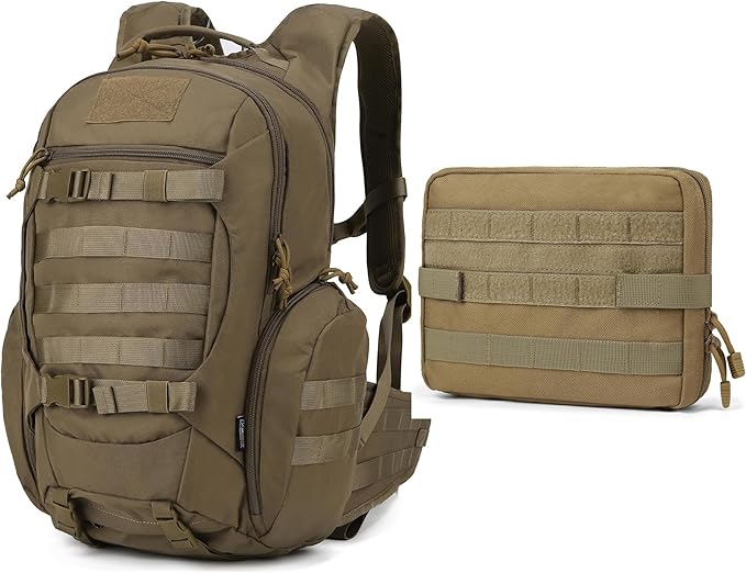 Mardingtop 28L Tactical Backpack for Men with Molle Pouch Tool Utility Pouch Bag