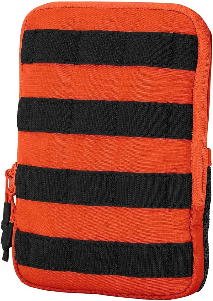 VIKTOS Hookie Bag EV | Mid-Sized 9 H x 7 W x 2 D EDC Tactical Gear Storage Pouch w/Zippered Compartment External Mesh Pockets Molle Hook Backing Loop ID Panel
