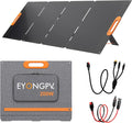 EYONGPV 200W Portable Solar Panel 26% HPBC Cells Foldable Solar Charger 15ft (4.5m) Cable 30A Anderson Output IP65 Waterproof for RV Camping for EcoFlow Anker Jackery Bluetti Power Station