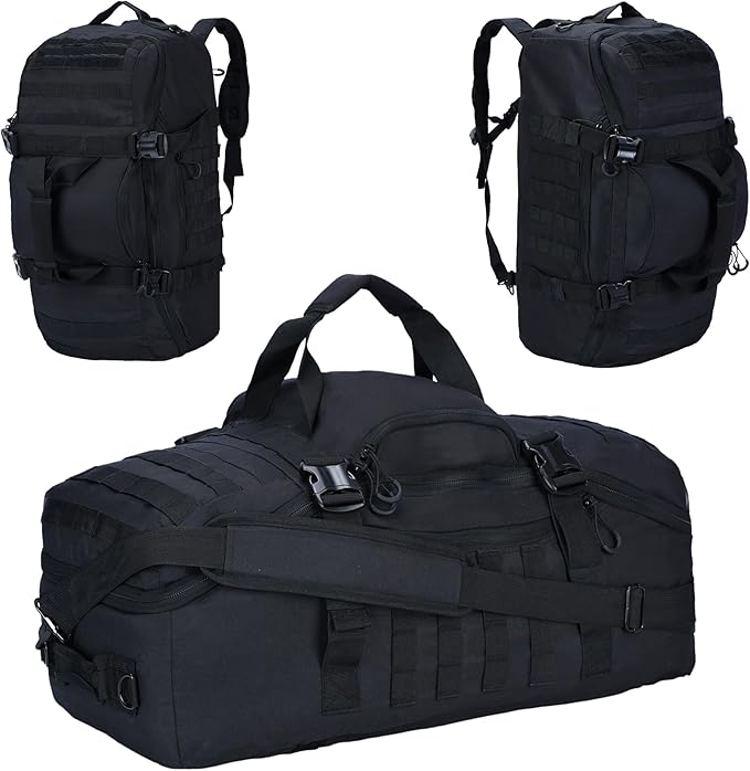 Gym Bag Duffle Bags Backpack Travel Duffle Bag with Weekend Overnight Bag for Outdoor Tactical Sports Travel Camping Hunting