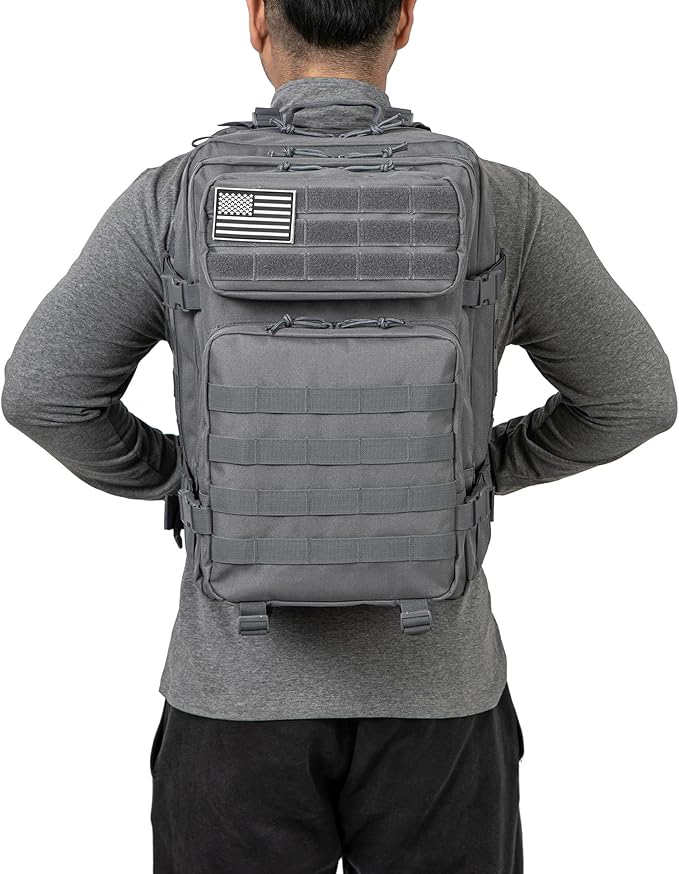 QT&ampQY 45L Tactical backpack &amp Tactical Toiletry Bag