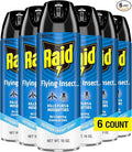 Raid Flying Insect Killer Mosquito and Fly Control No Lingering Chemical Odor Outdoor Fresh Scent 15 Ounce (Pack of 6)
