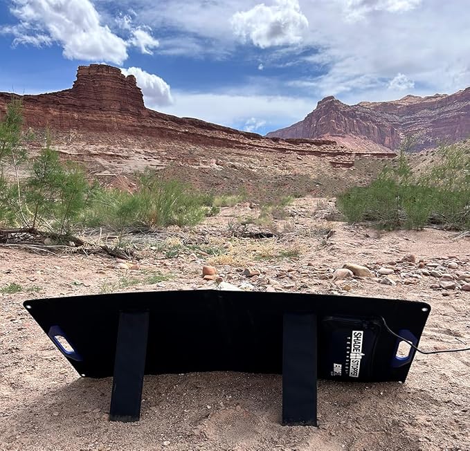 100 Watt Folding Portable Solar Panel- New Shade Stopper™ Tech: Output Doesn't Drop Like a Rock in Partial Shade