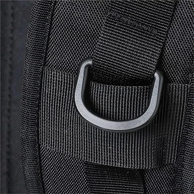35L Men's Tactical Backpack Survival Hiking Backpack Multifunctional Outdoor Bag Travel Camping Sports Riding Travel Bag(Black)