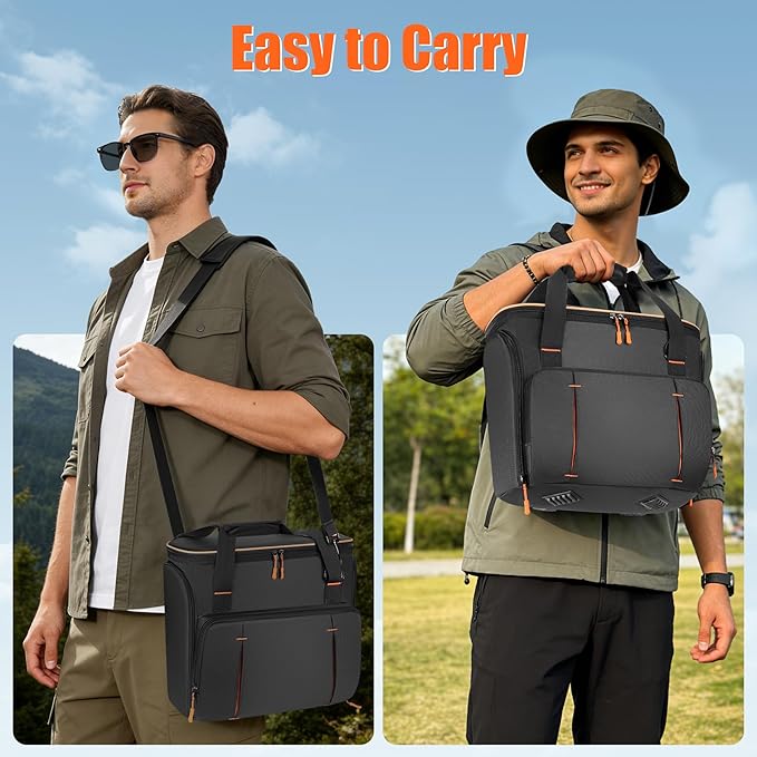 Power Station Carry Bag Compatible with ECOFLOW DELTA 3 Classic/DELTA 3 Plus/Dleta 3 Portable Carrying Bag with pocket &amp Portable Opening with Carry Handle &amp Adjustable Shoulder Strap