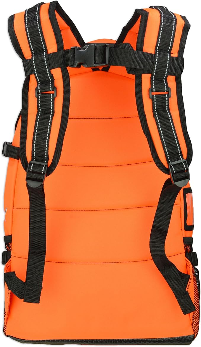 Lightning X LXMB40 Special Events EMT Trauma Backpack – First Responder Medical Backpack for BLS Gear Sporting Events Concerts &amp Emergency Response - Orange