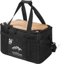 Tactical Camping Storage Bag - 36L Utility Tote Bag Organizer with Bamboo Cutting Board and Shoulder Strap Ideal for Camping Hiking and Vehicle Organization