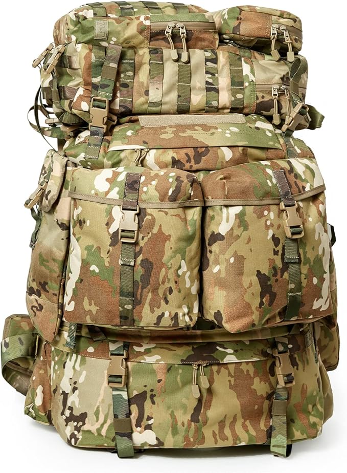 MT FILBE 100L Modular Rucksack System Military Ruck with External ABS Frame Detachable Assault Pack &amp Hydration Carrier