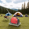 Generator Wheel KitGeneratorCart500LB Heavy-Duty GeneratorCart with Wheels Made of 100% Sstainless Steel(19.6X13.7inches) (Stainless Steel Iron Color)