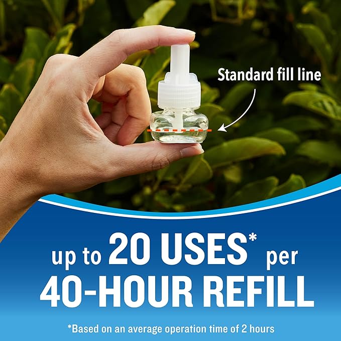 Cutter Mosquito Repellent 40-Hour Refill Use with Cutter Eclipse Zone Mosquito Repellent Device (Pack of 12)