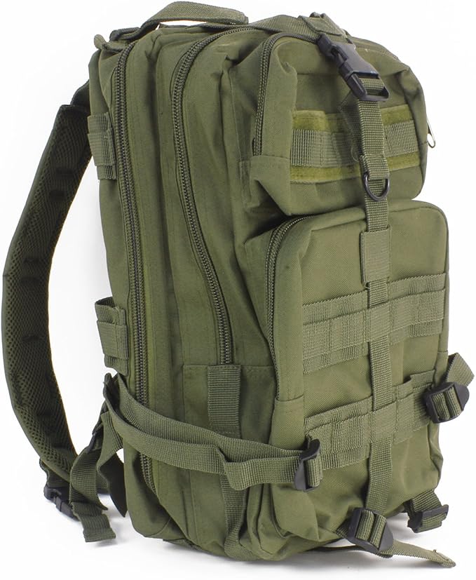 Ever Ready First Aid Tactical Assault Pack - First Aid Rucksack - 18 Military MOLLE Backpack
