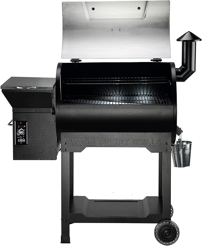 Z GRILLS ZPG-7002B3E Wood Pellet Grill &amp Electric Smoker BBQ Combo with Auto Temperature Control 2022 New Model