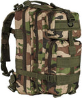 FOX OUTDOOR PRODUCTS Medium Transport Pack | 29L Tactical Backpack with Organizer Pockets MOLLE Webbing &amp Hydration Sleeve Woodland Camo
