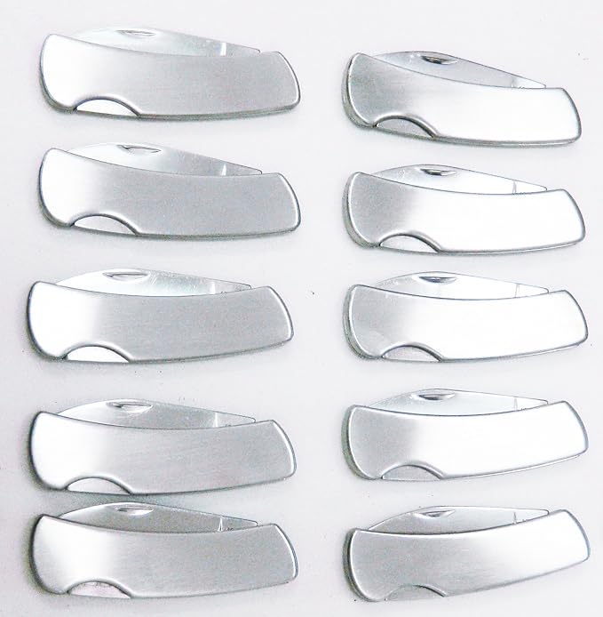 Zaltana 10Pcs stainless Pocket knife combo (Floded size 3)